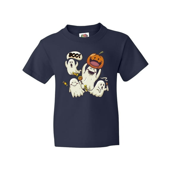 Inktastic Halloween Ghosts Youth T-Shirt