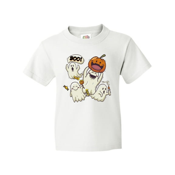 Inktastic Halloween Ghosts Youth T-Shirt