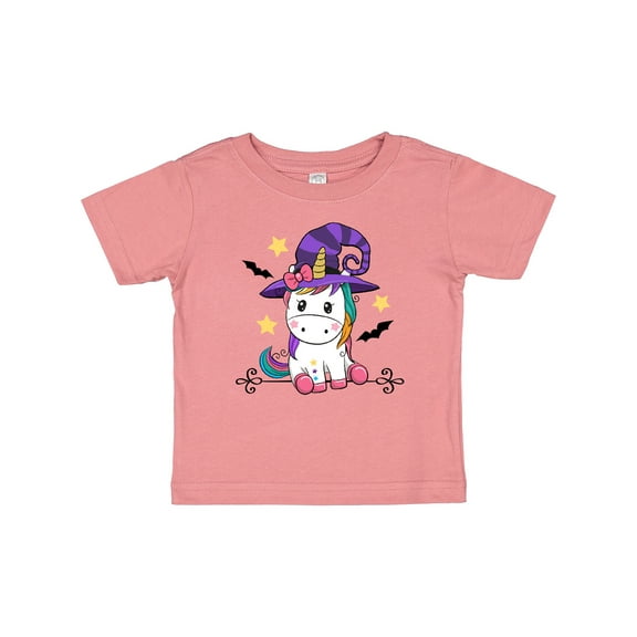 Inktastic Halloween Girls Unicorn Witch Girls Baby T-Shirt