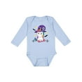 thumbnail image 1 of Inktastic Halloween Girls Unicorn Witch Girls Long Sleeve Baby Bodysuit, 1 of 5