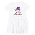 thumbnail image 1 of Inktastic Halloween Girls Unicorn Witch Girls Toddler Dress, 1 of 5