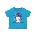 thumbnail image 1 of Inktastic Halloween Girls Unicorn Witch Girls Toddler T-Shirt, 1 of 5