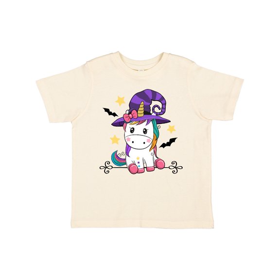 Inktastic Halloween Girls Unicorn Witch Girls Toddler T-Shirt