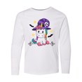 thumbnail image 1 of Inktastic Halloween Girls Unicorn Witch Long Sleeve Youth T-Shirt, 1 of 5