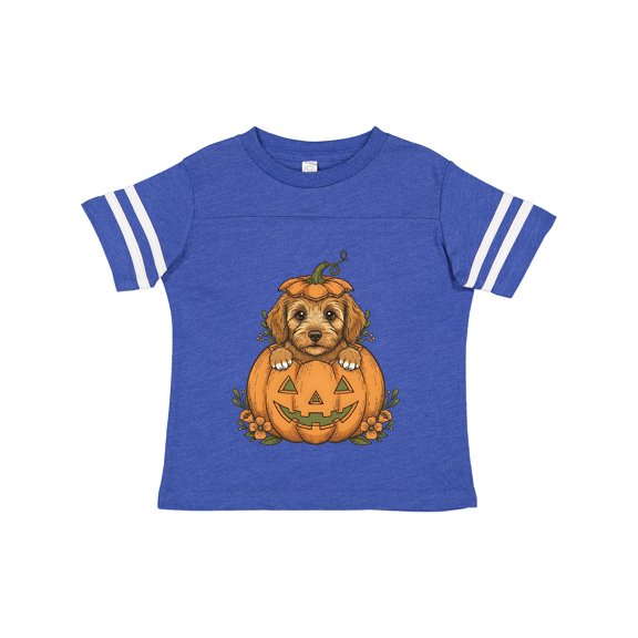 Inktastic Halloween Goldendoodle Pumpkin Boys or Girls Toddler T-Shirt