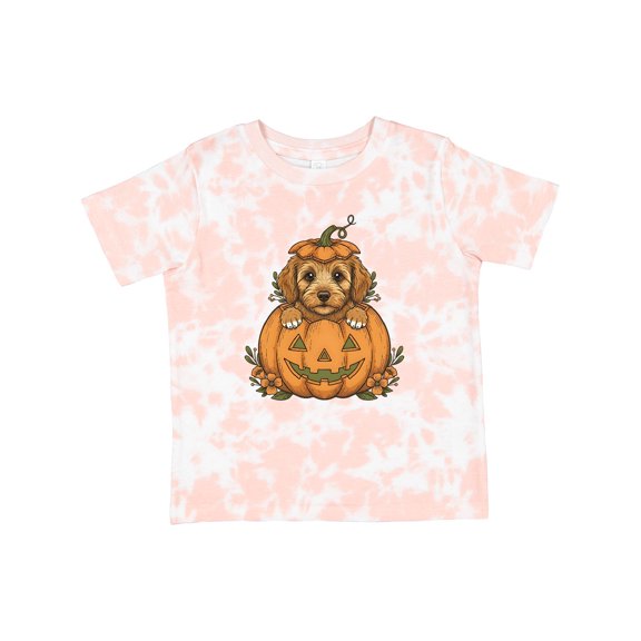 Inktastic Halloween Goldendoodle Pumpkin Boys or Girls Toddler T-Shirt