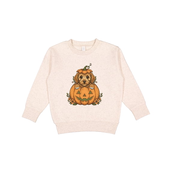 Inktastic Halloween Goldendoodle Pumpkin Toddler Sweatshirt