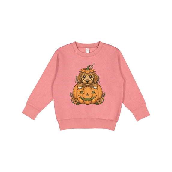 Inktastic Halloween Goldendoodle Pumpkin Toddler Sweatshirt
