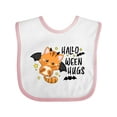 thumbnail image 1 of Inktastic Halloween Hugs with Cute Vampire Cat Bat Boys or Girls Baby Bib, 1 of 4