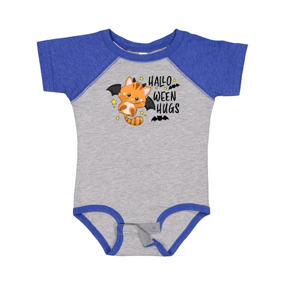 Inktastic Halloween Hugs with Cute Vampire Cat Bat Boys or Girls Baby Bodysuit