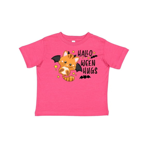 Inktastic Halloween Hugs with Cute Vampire Cat Bat Boys or Girls Toddler T-Shirt