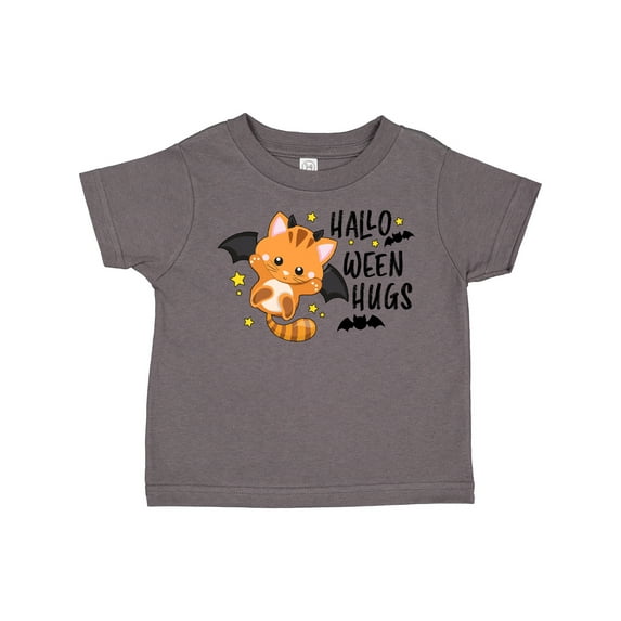 Inktastic Halloween Hugs with Cute Vampire Cat Bat Boys or Girls Toddler T-Shirt