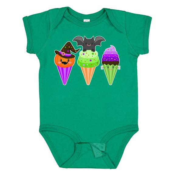 Inktastic Halloween Ice Cream Cones Boys or Girls Baby Bodysuit