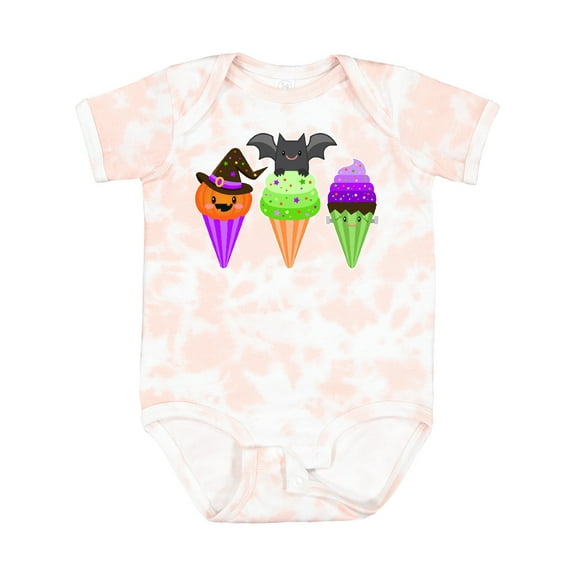 Inktastic Halloween Ice Cream Cones Boys or Girls Baby Bodysuit