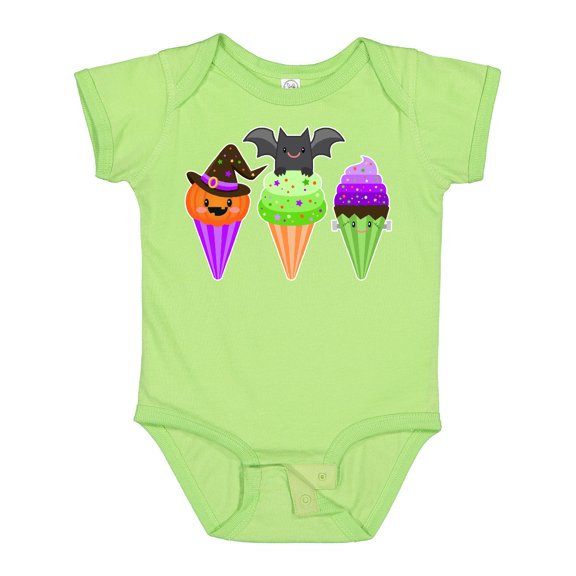 Inktastic Halloween Ice Cream Cones Boys or Girls Baby Bodysuit