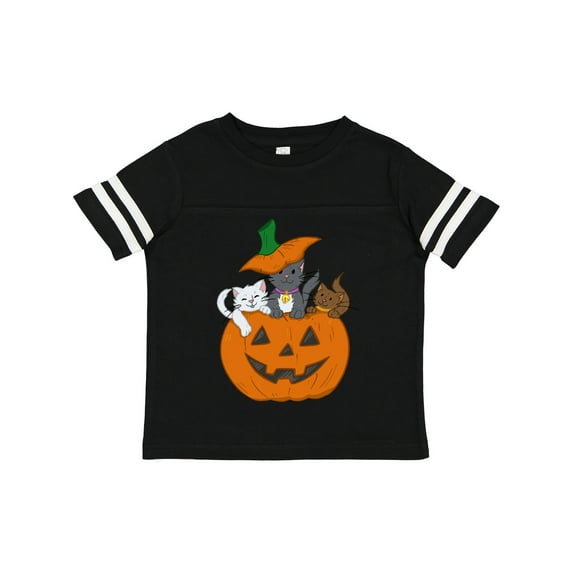 Inktastic Halloween Kitties in Pumpkin Boys or Girls Toddler T-Shirt