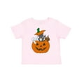 thumbnail image 1 of Inktastic Halloween Kitties in Pumpkin Boys or Girls Toddler T-Shirt, 1 of 5