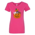 thumbnail image 1 of Inktastic Halloween Kitties in Pumpkin Women's T-Shirt, 1 of 5
