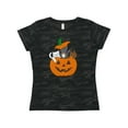 thumbnail image 1 of Inktastic Halloween Kitties in Pumpkin Women's T-Shirt, 1 of 5