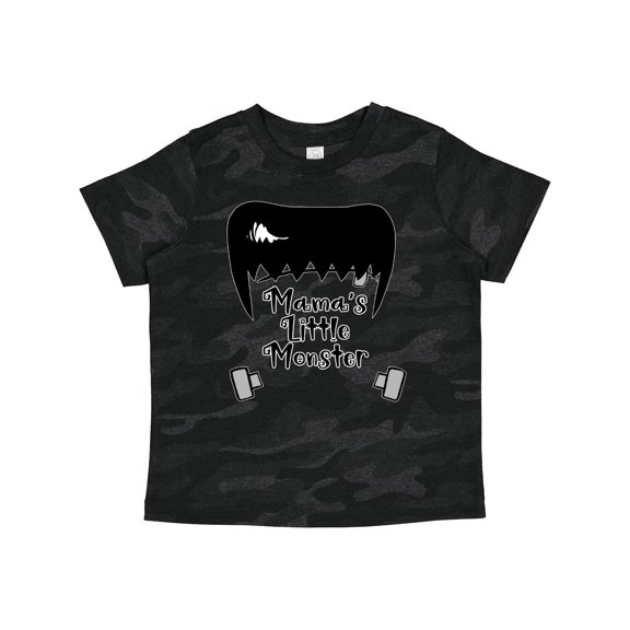 Inktastic Halloween Mama's Little Monster Frankenstein Boys or Girls Toddler T-Shirt