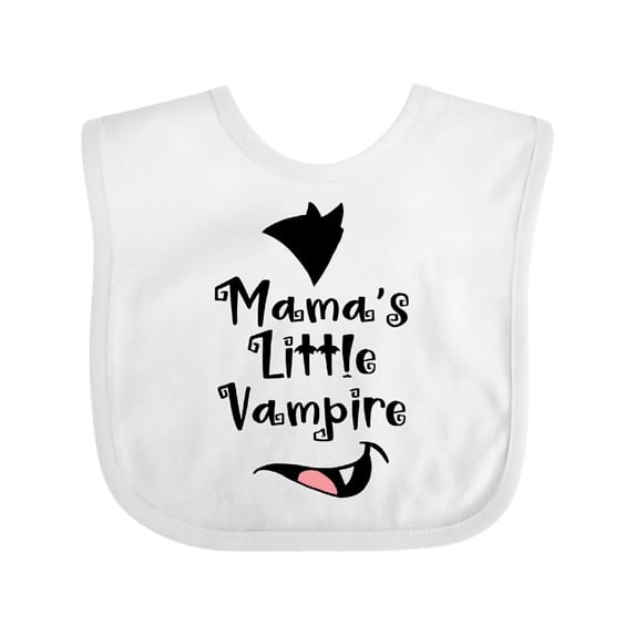 Inktastic Halloween Mama's Little Vampire Boys or Girls Baby Bib