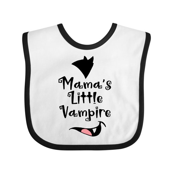 Inktastic Halloween Mama's Little Vampire Boys or Girls Baby Bib