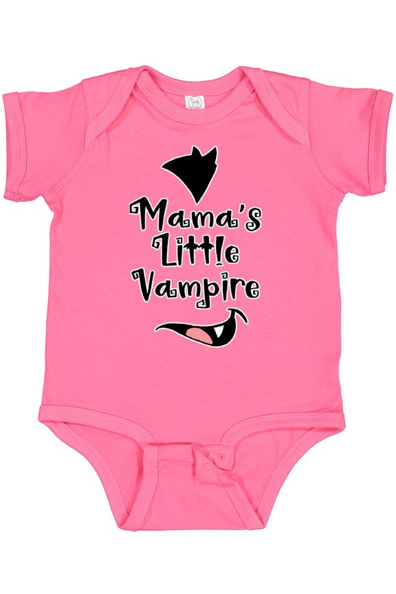 Halloween Mama's Little Vampire Boys or Girls Baby Bodysuit