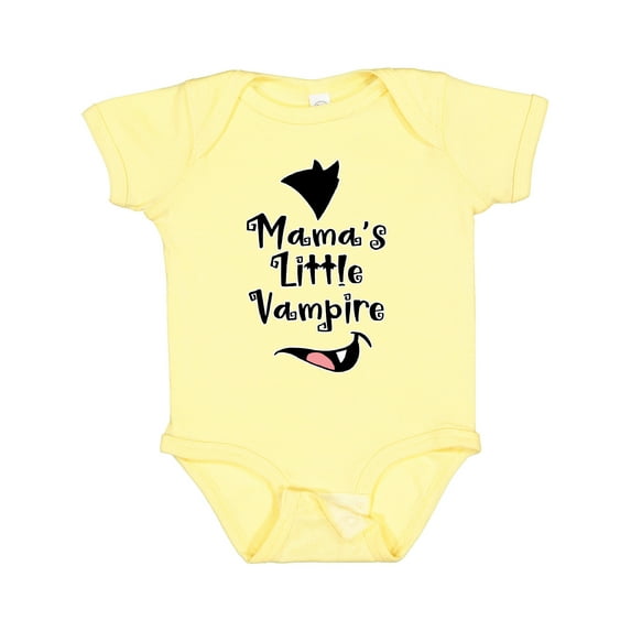 Inktastic Halloween Mama's Little Vampire Boys or Girls Baby Bodysuit