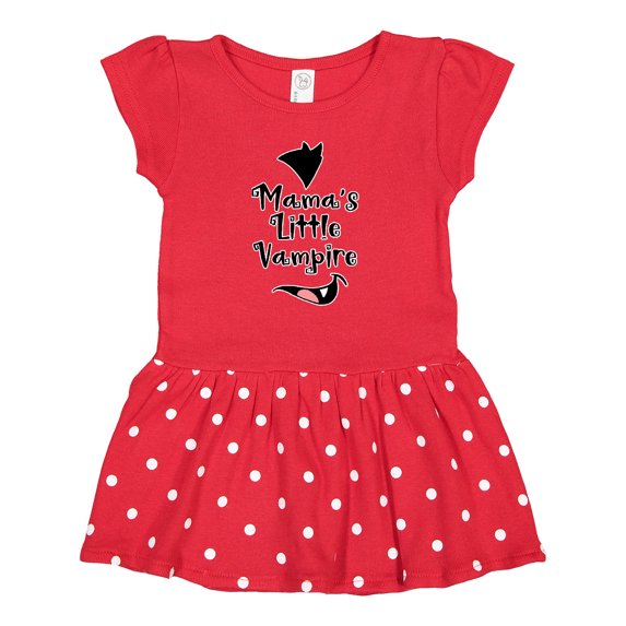 Inktastic Halloween Mama's Little Vampire Gift Baby Girl Dress