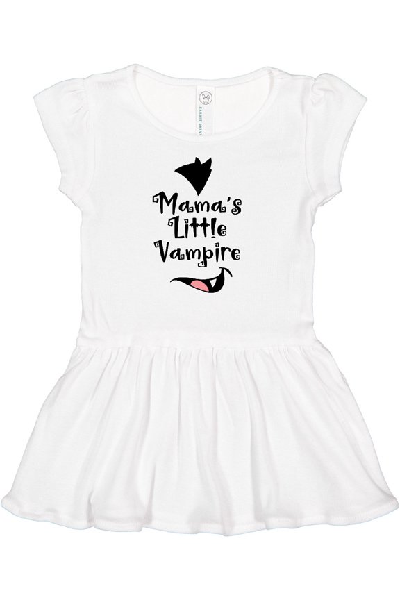 Halloween Mama's Little Vampire Girls Baby Dress