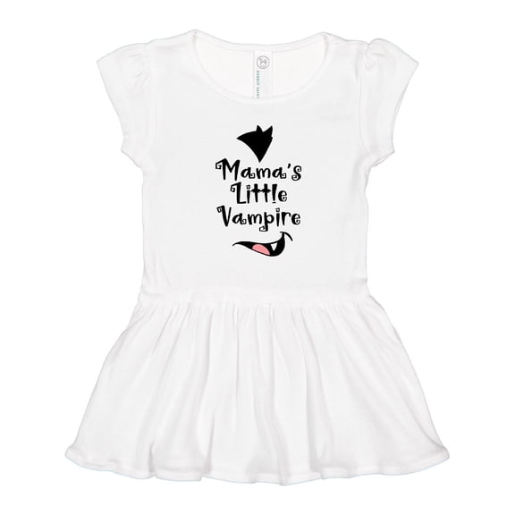 Inktastic Halloween Mama's Little Vampire Girls Toddler Dress