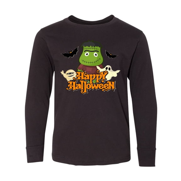 Inktastic Halloween Monster Long Sleeve Youth T-Shirt