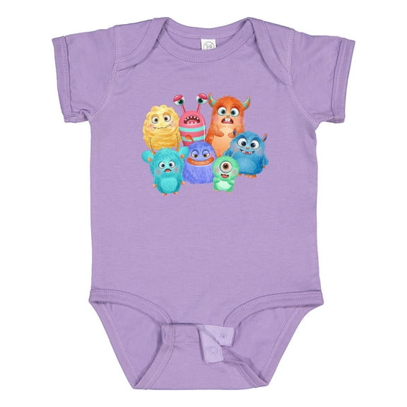 Inktastic Halloween Monsters Boys or Girls Baby Bodysuit