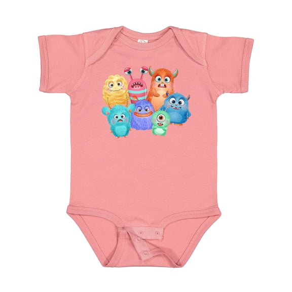 Inktastic Halloween Monsters Boys or Girls Baby Bodysuit