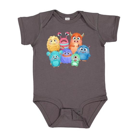 Inktastic Halloween Monsters Boys or Girls Baby Bodysuit