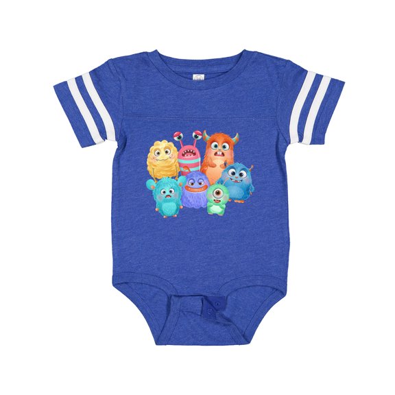 Inktastic Halloween Monsters Boys or Girls Baby Bodysuit