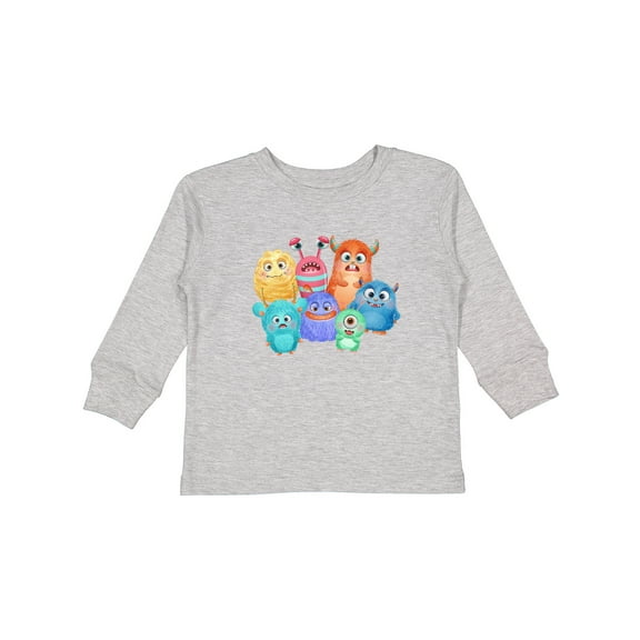 Inktastic Halloween Monsters Boys or Girls Long Sleeve Toddler T-Shirt
