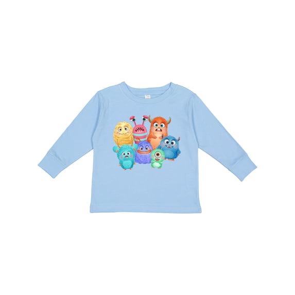 Inktastic Halloween Monsters Boys or Girls Long Sleeve Toddler T-Shirt