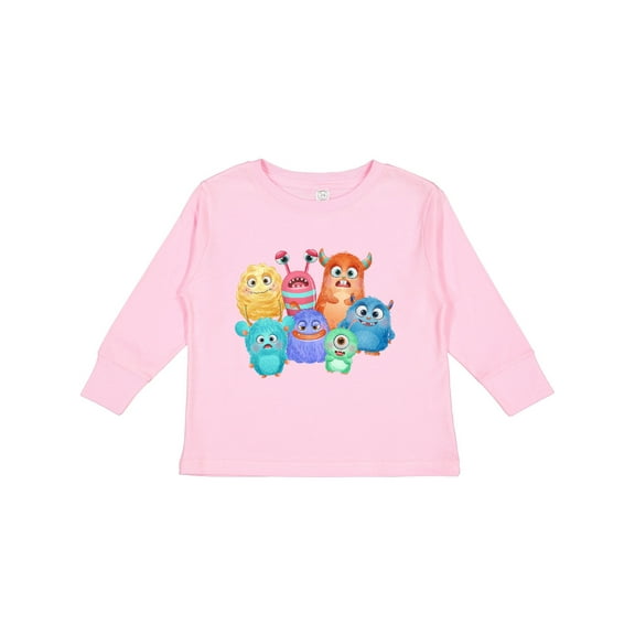Inktastic Halloween Monsters Boys or Girls Long Sleeve Toddler T-Shirt
