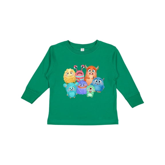 Inktastic Halloween Monsters Boys or Girls Long Sleeve Toddler T-Shirt