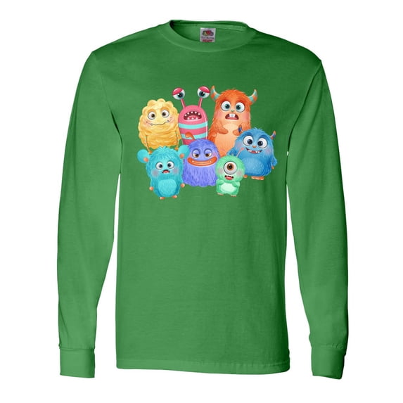 Inktastic Halloween Monsters Long Sleeve T-Shirt