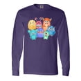thumbnail image 1 of Inktastic Halloween Monsters Long Sleeve T-Shirt, 1 of 5