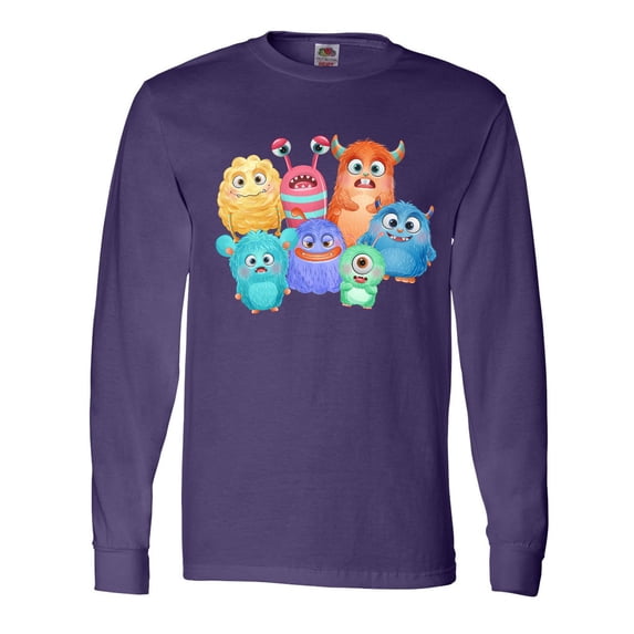 Inktastic Halloween Monsters Long Sleeve T-Shirt