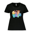 thumbnail image 1 of Inktastic Halloween Monsters Women's Plus Size T-Shirt, 1 of 5