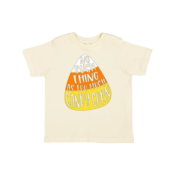 Inktastic Halloween No Such Thing As Too Much Candy Corn Boys or Girls Toddler T-Shirt