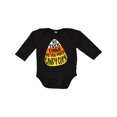 thumbnail image 1 of Inktastic Halloween No Such Thing as Too Much Candy Corn Boys or Girls Long Sleeve Baby Bodysuit, 1 of 5