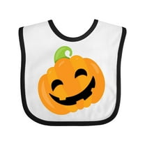 Inktastic Halloween Pumpkin Boys or Girls Baby Bib