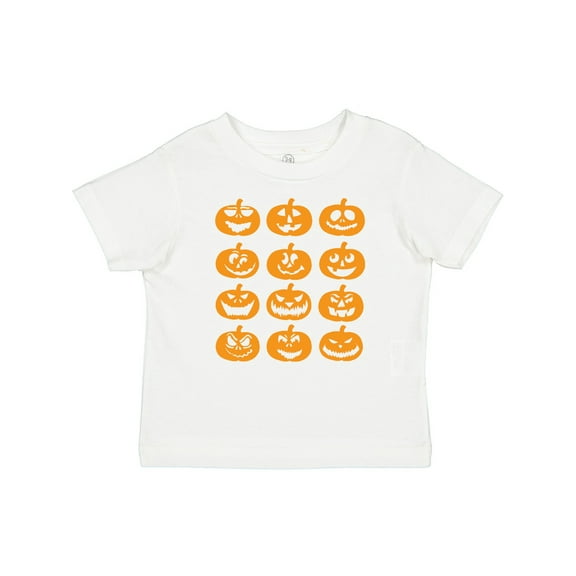 Inktastic Halloween Pumpkin Faces Orange Boys or Girls Baby T-Shirt