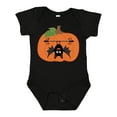 thumbnail image 1 of Inktastic Halloween Pumpkin Funny Bat Boys or Girls Baby Bodysuit, 1 of 5