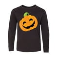 thumbnail image 1 of Inktastic Halloween Pumpkin Long Sleeve Youth T-Shirt, 1 of 5